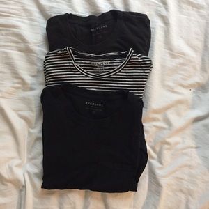 Everlane Box-Cut Tee bundle (Size XS)